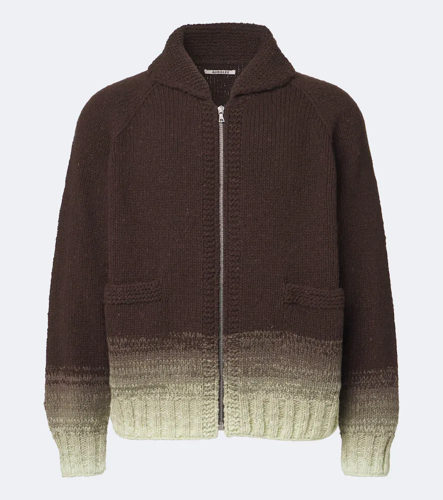 Ombré Wool Cardigan by Auralee