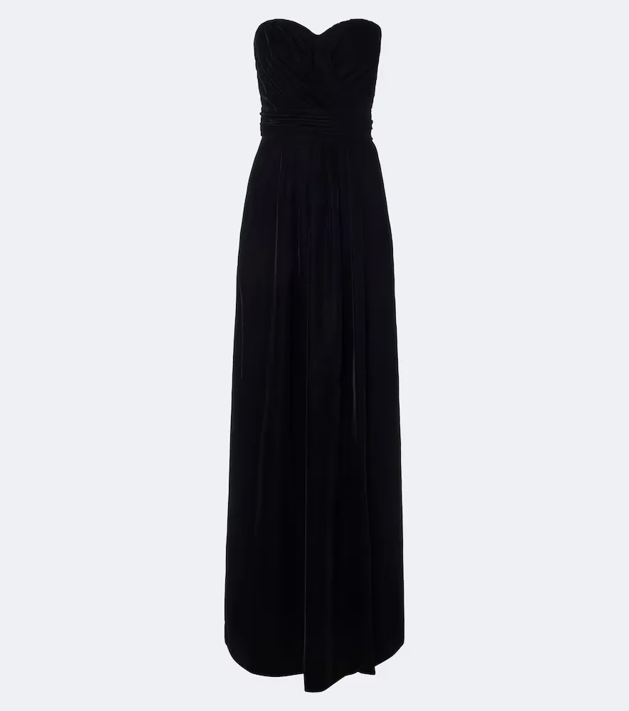 Velvet Bustier Gown
