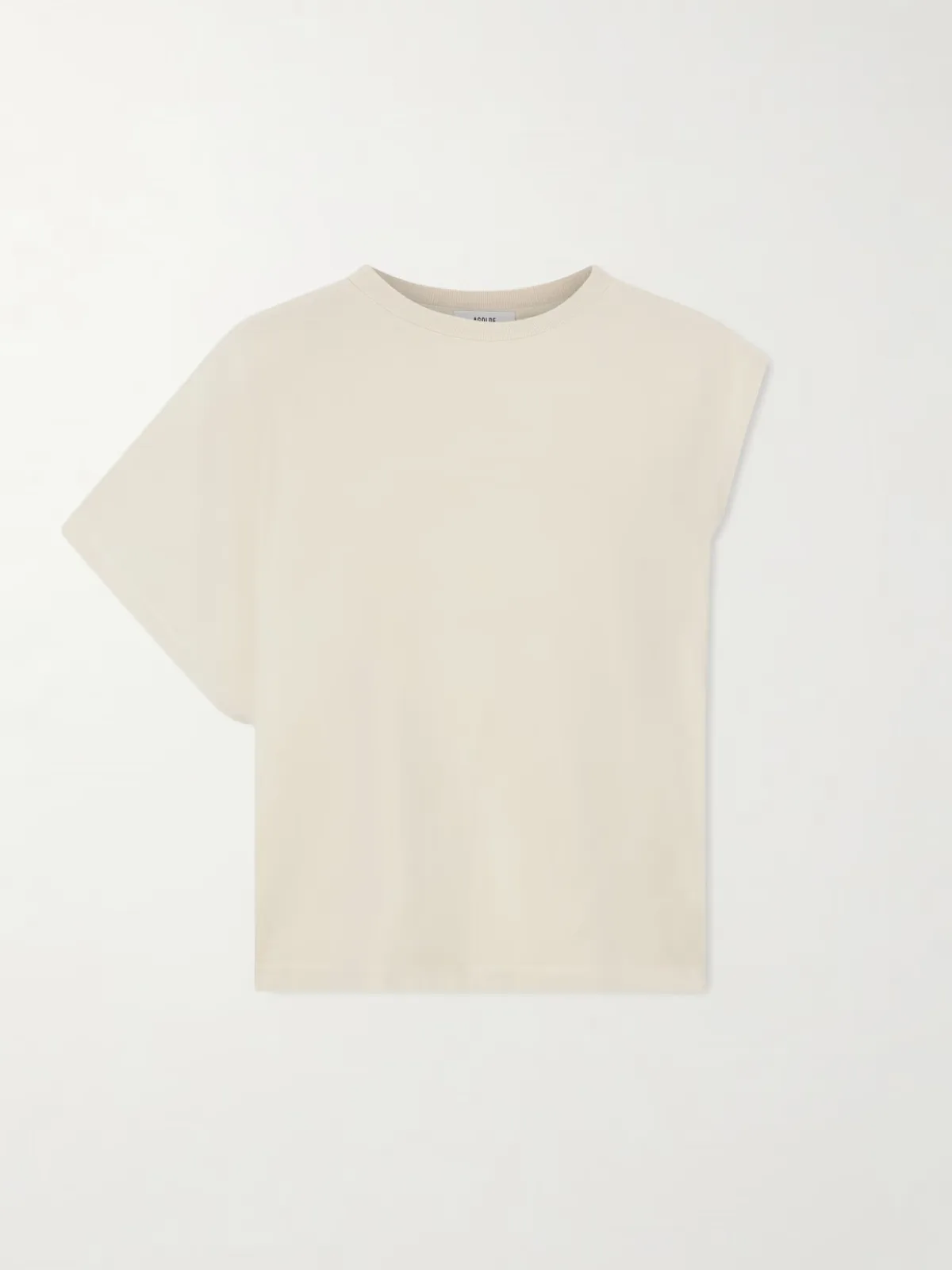 - Corrine Asymmetrical Cotton-jersey T-shirt -