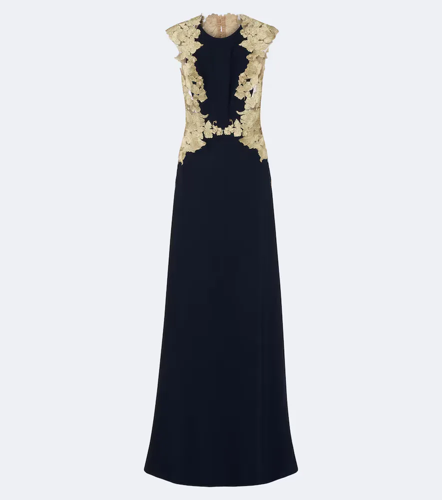 Embroidered Gown by Costarellos