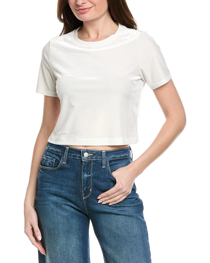Donna Crop T-Shirt by L'AGENCE