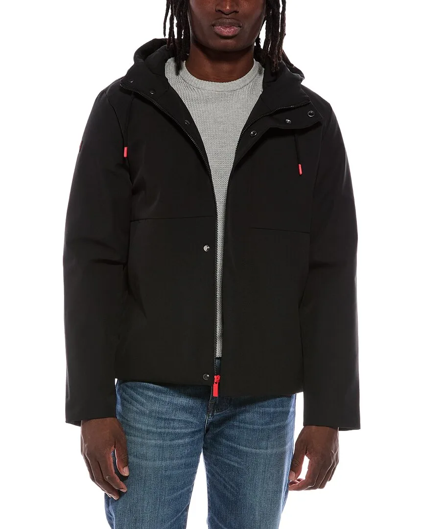Clifton 4 Way Stretch Microfiber Hooded Jacket by Hunter