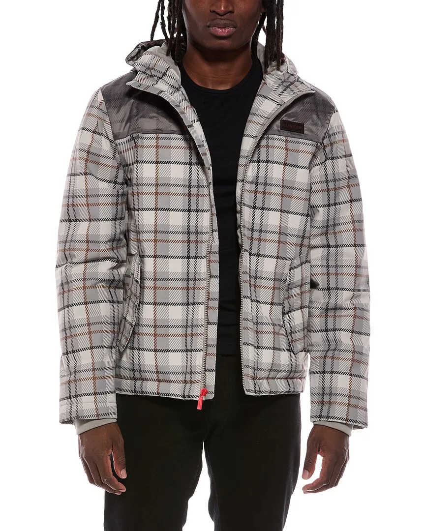 Colton Plaid Printed Jacket by Hunter