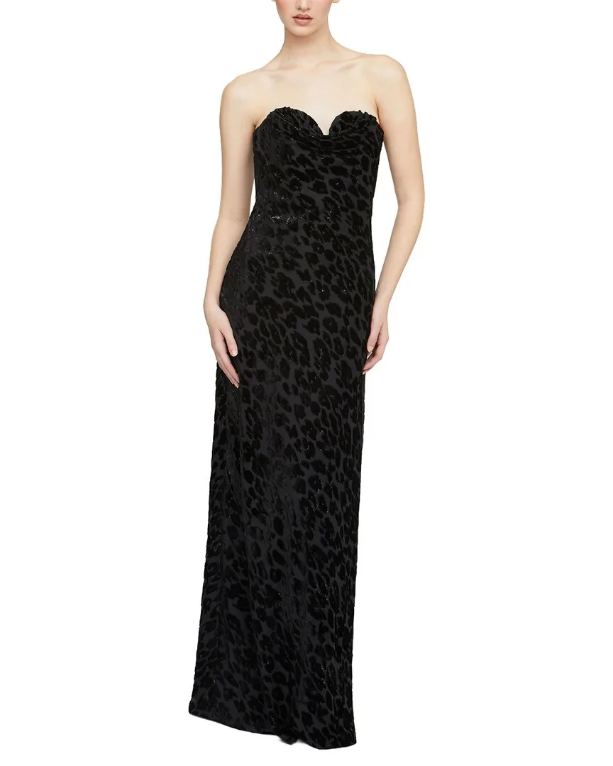 Rosalie Chiffon Devore Gown by Halston
