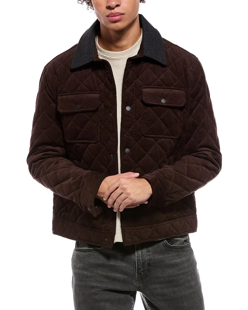 Diamond Quilted Bomber Jacket