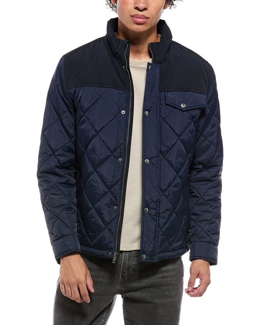 Signature Tonal Mix Media Diamond Jacket