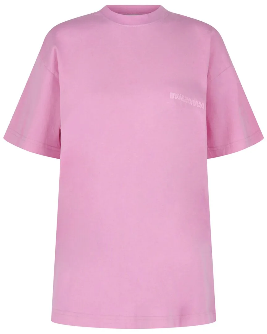 Upside Down Embroidered Logo T-Shirt by Balenciaga