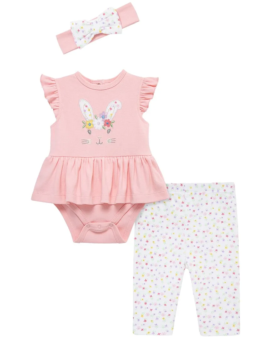 Bunny Bodysuit Pant Headband by Little Me