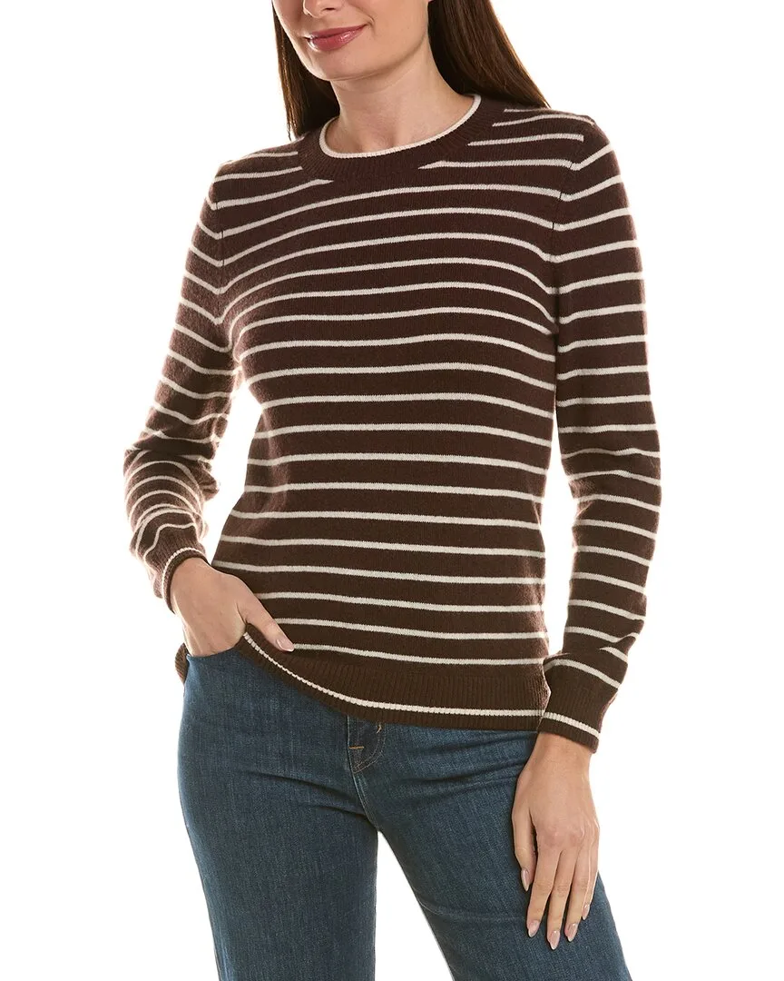 100% Cashmere Stripe Sweater