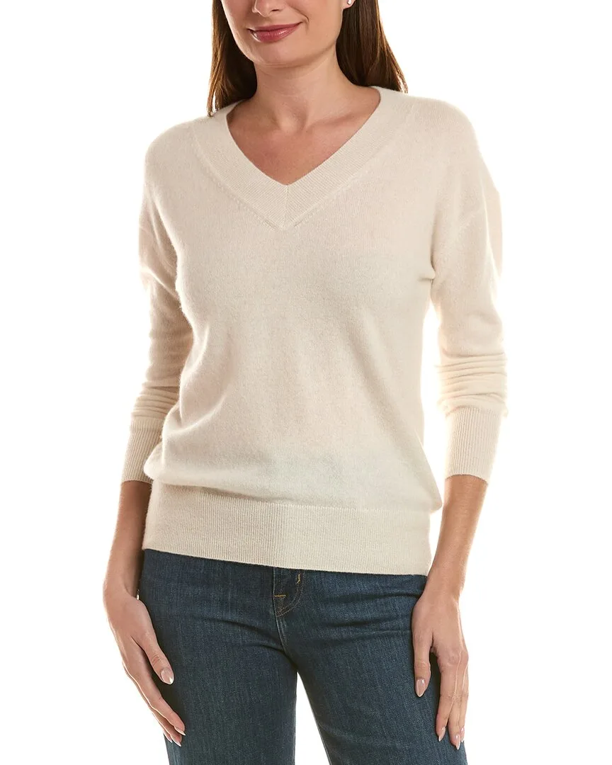 High V-Neck 100% Cashmere Sweater