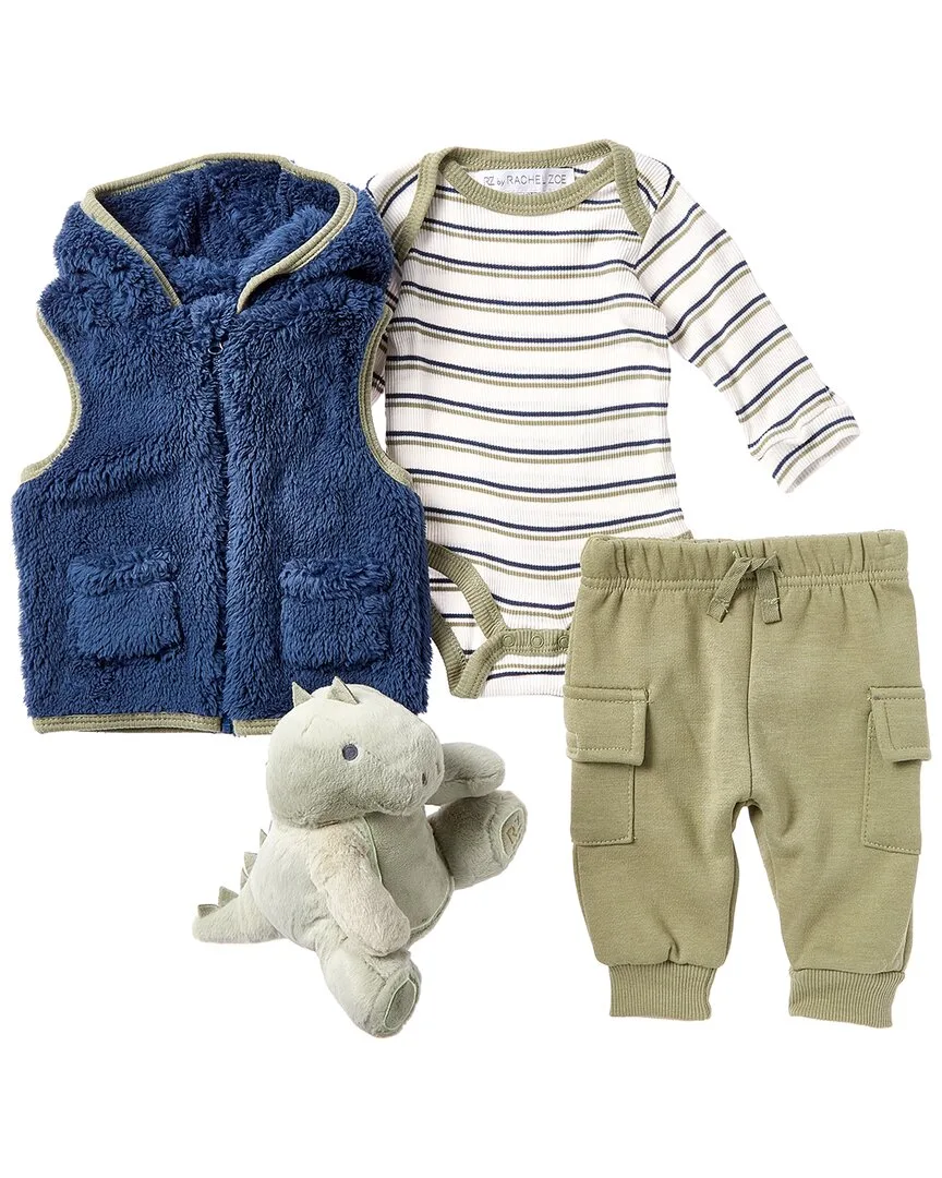 4Pc Sherpa Vest Set by Rachel Zoe