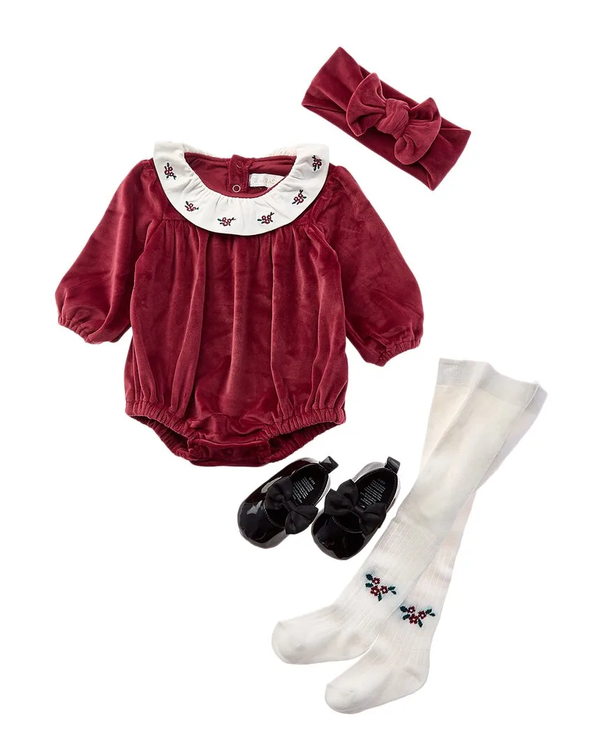 4Pc Bubble Romper Set by Rachel Zoe