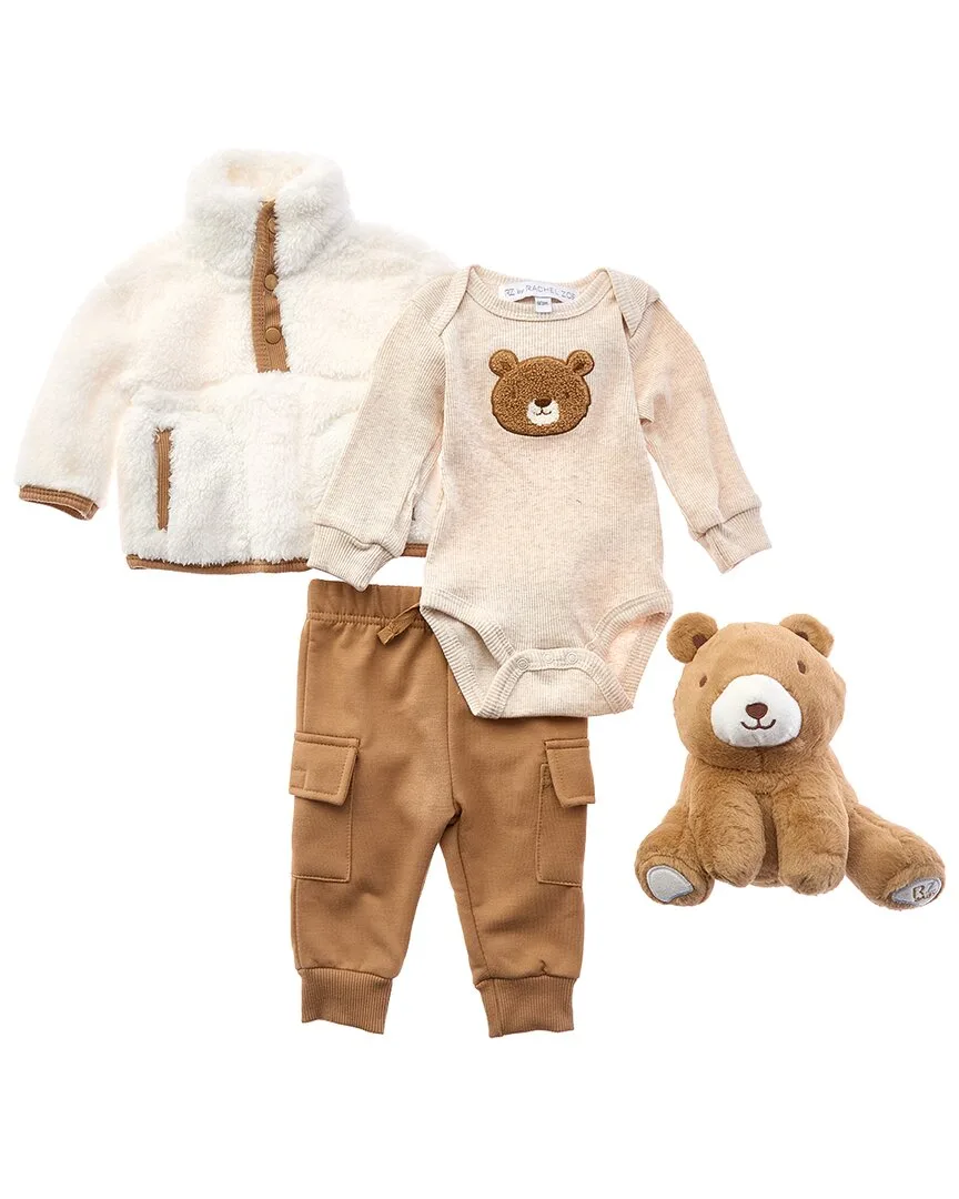 4Pc Sherpa Jacket Set by Rachel Zoe