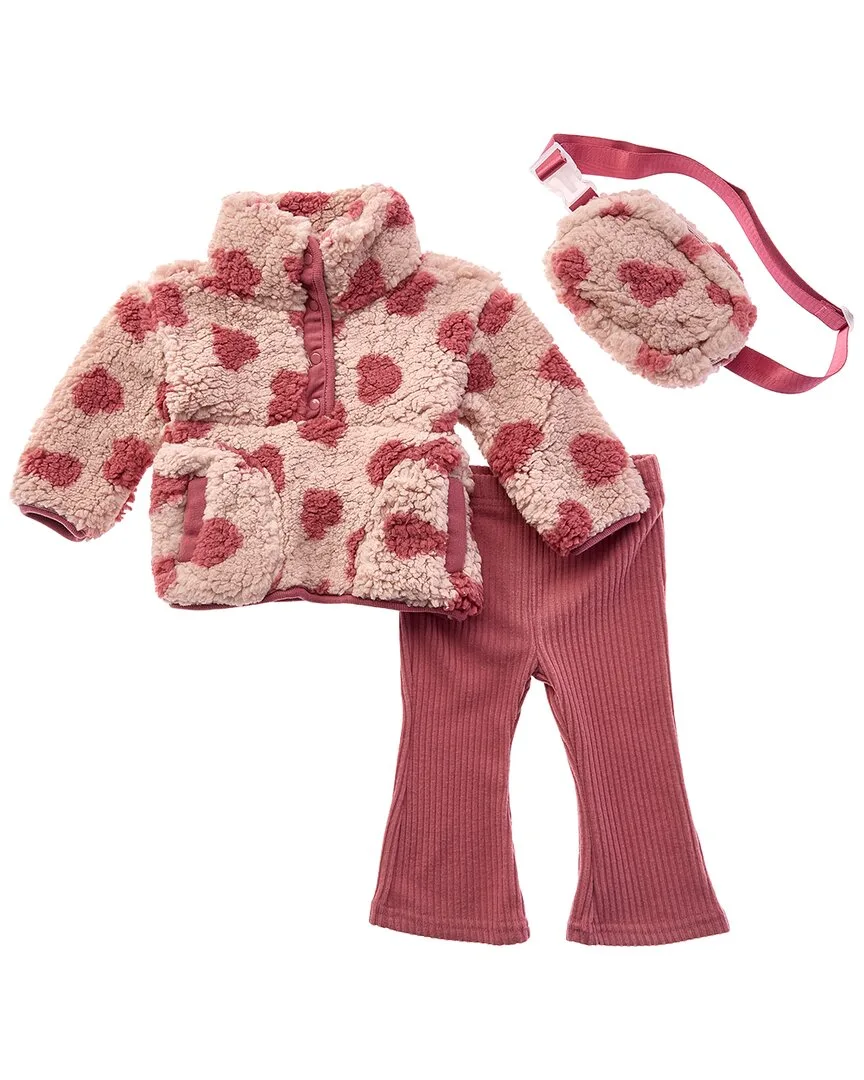 3Pc Sherpa Pant Set by Rachel Zoe