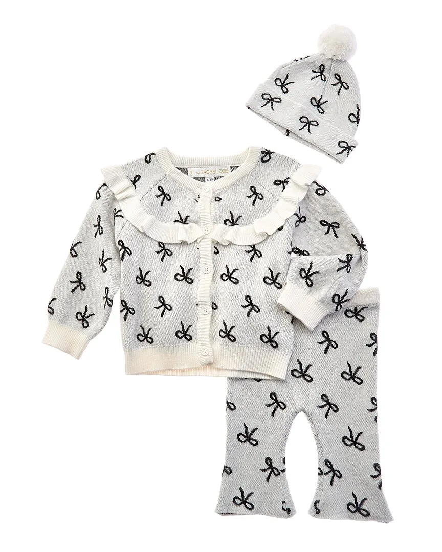 3Pc Jacquard Sweater Set by Rachel Zoe