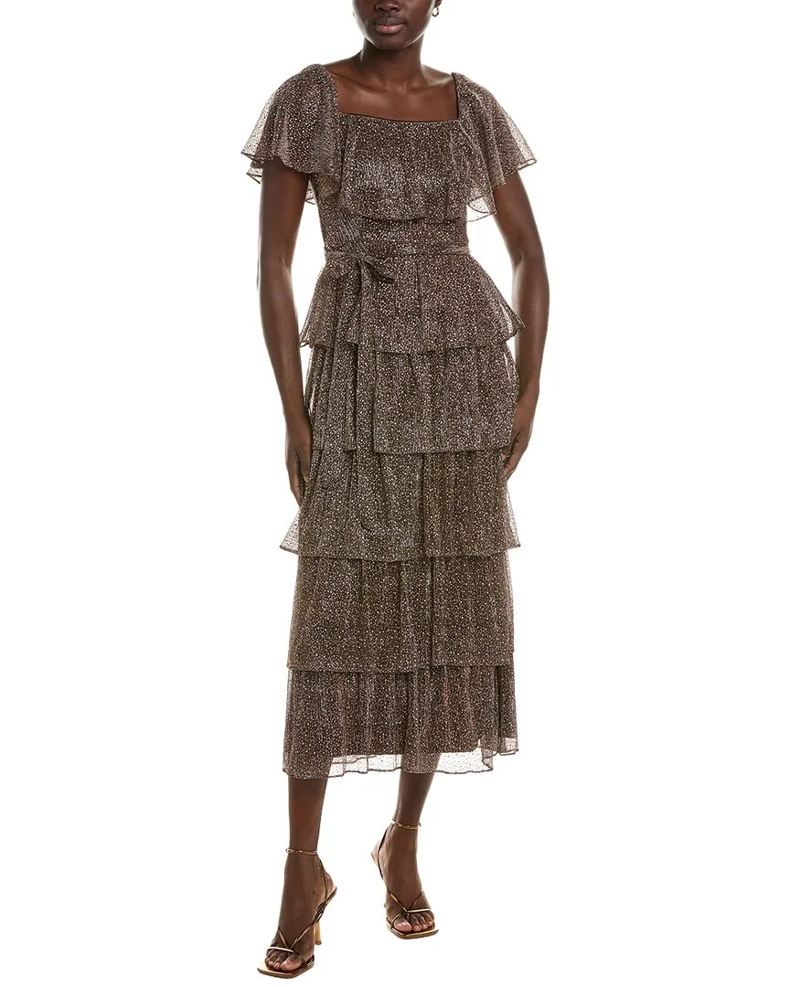 Short Sleeve Midi Dress by Maison Tara