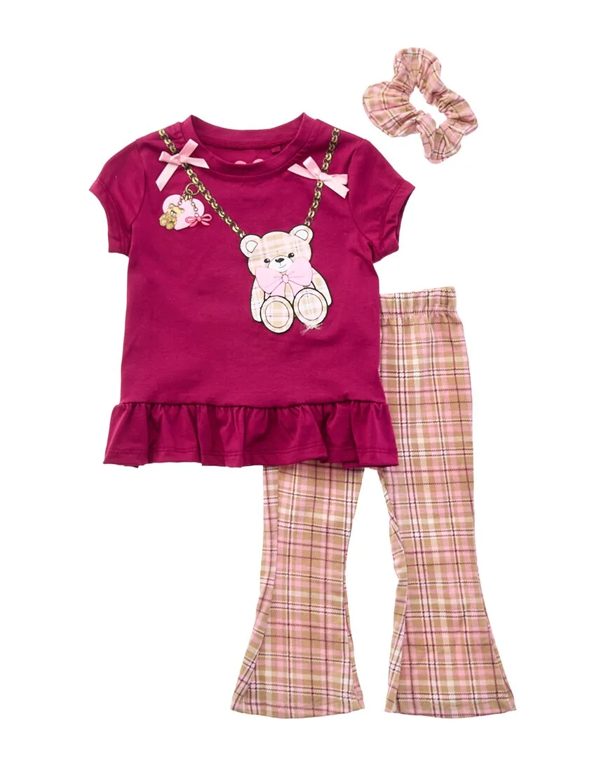 3Pc Teddy Bear Legging Set by Freestyle