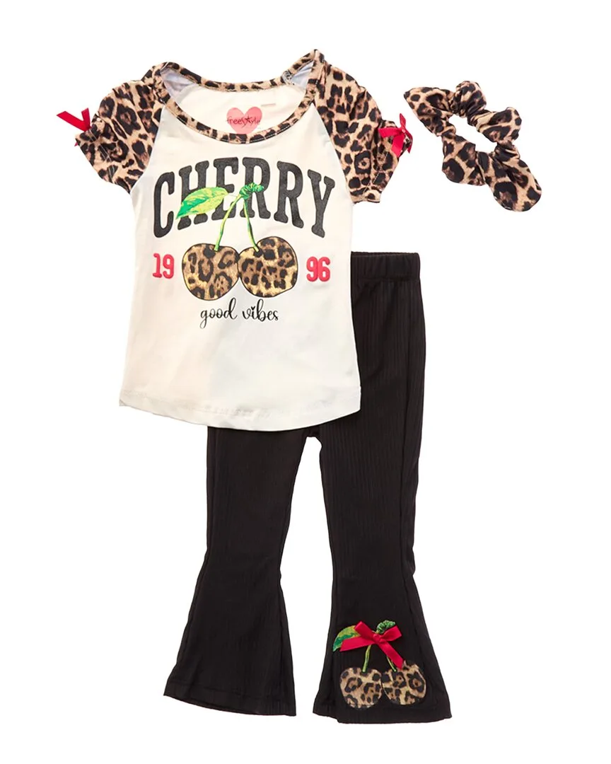 3Pc Cherry Vibes Legging Set by Freestyle