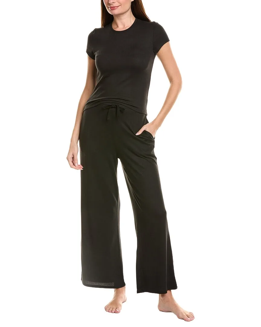 2Pc Bliss Essentials Short Sleeve Pajama Set by Natori