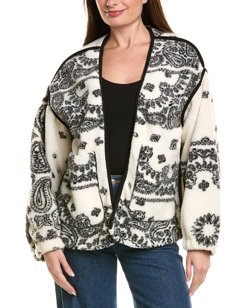Printed Sherpa Jacket by Vintage Havana