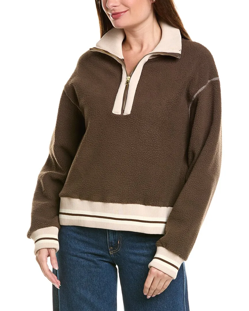 Sherpa Quarter Zip Pullover by Vintage Havana