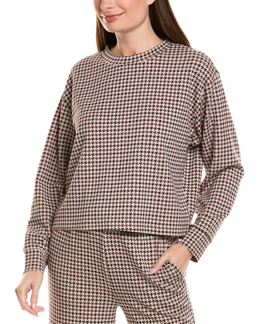 Printed Cloud Fleece Mock Neck Sweatshirt by Vintage Havana