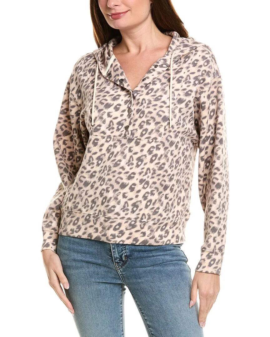 Printed Cloud Snap Hoodie by Vintage Havana