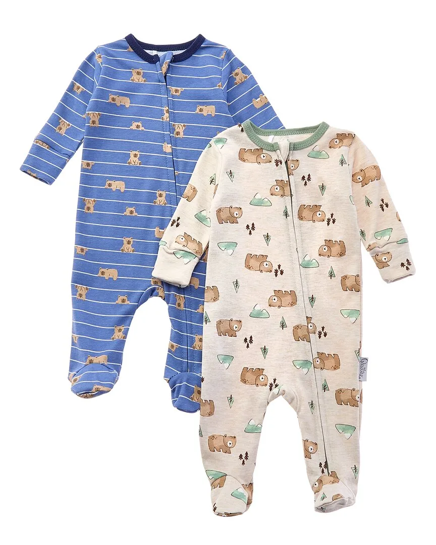 2Pk Family Love Footed Coverall by Quiltex