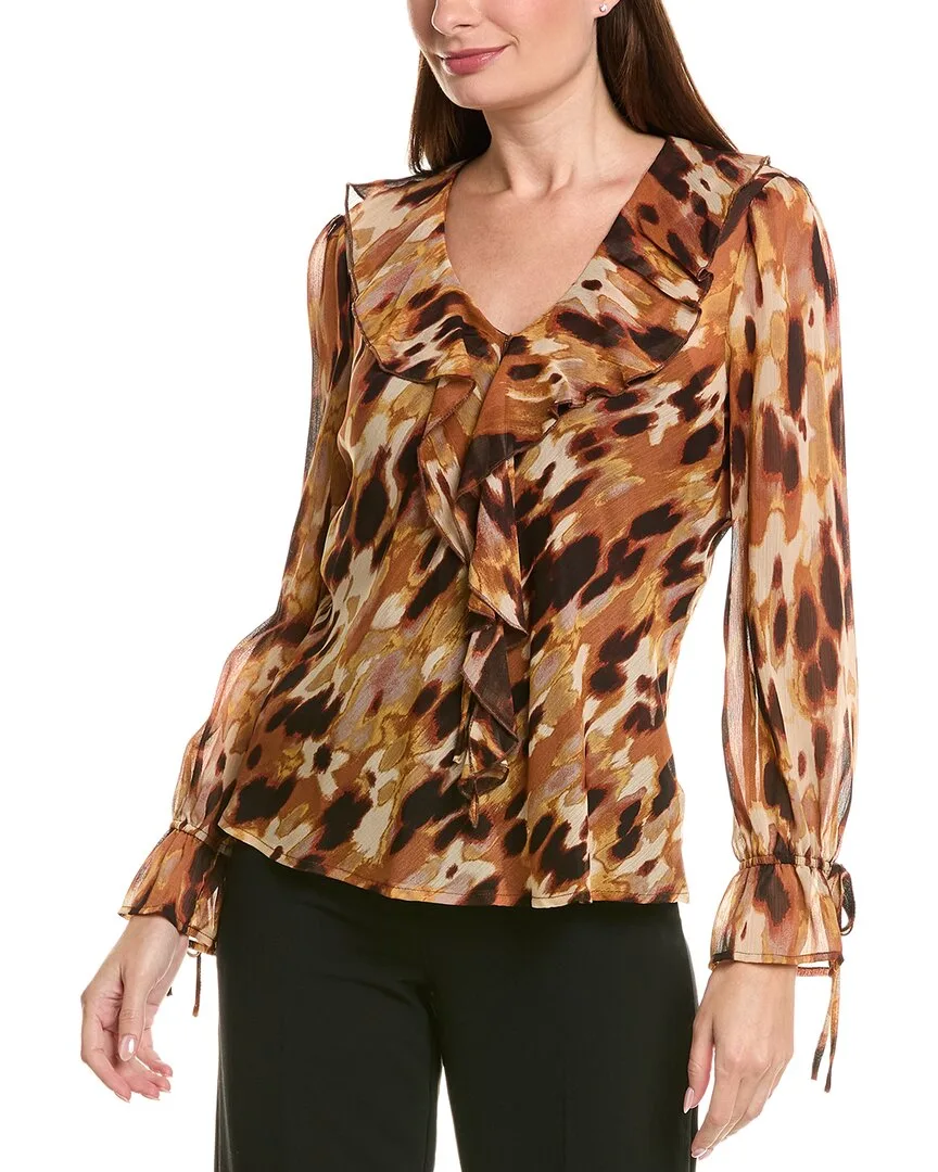 Yoryu Chiffon Long Sleeve Top