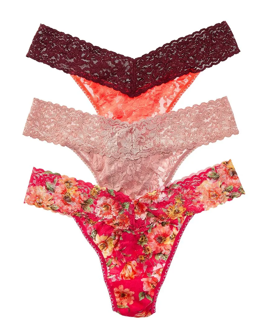 3Pk Colorplay Original Thong by Hanky Panky
