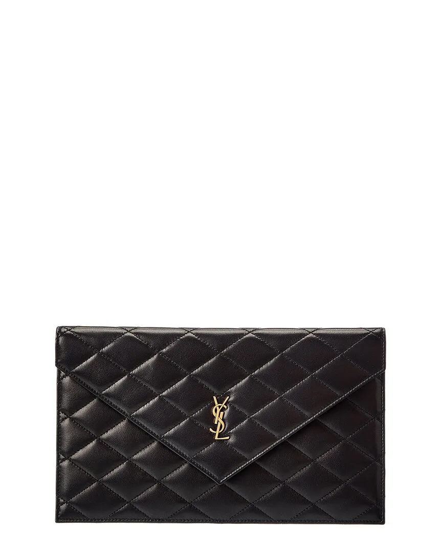 Quilted Leather Pouch