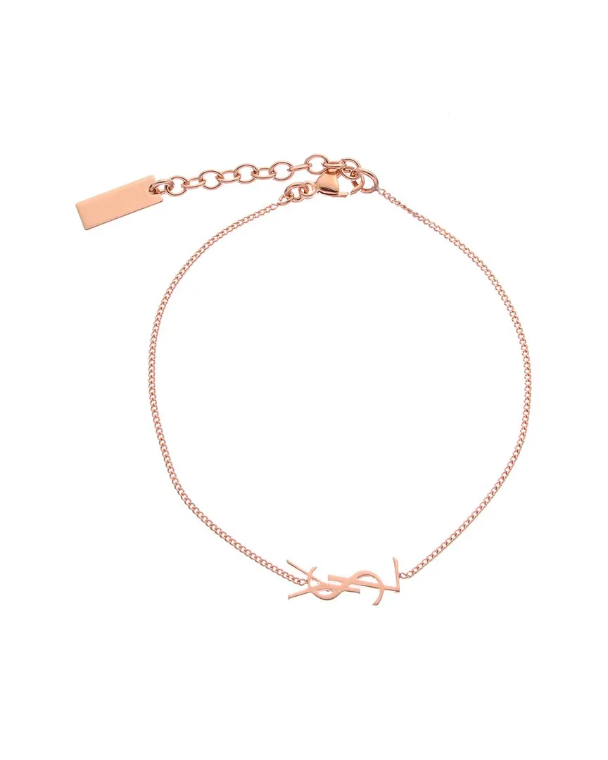 Brass Charm Bracelet by Saint Laurent