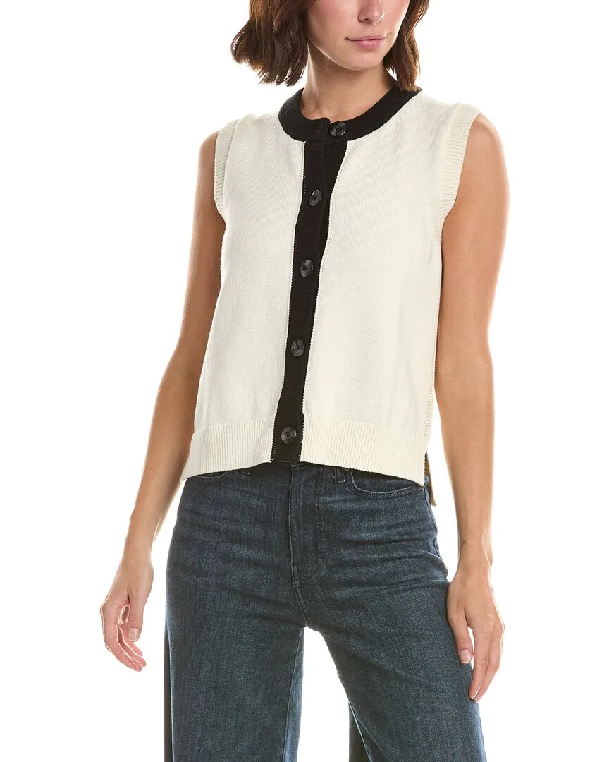 Mozart Button Down Vest by French Connection