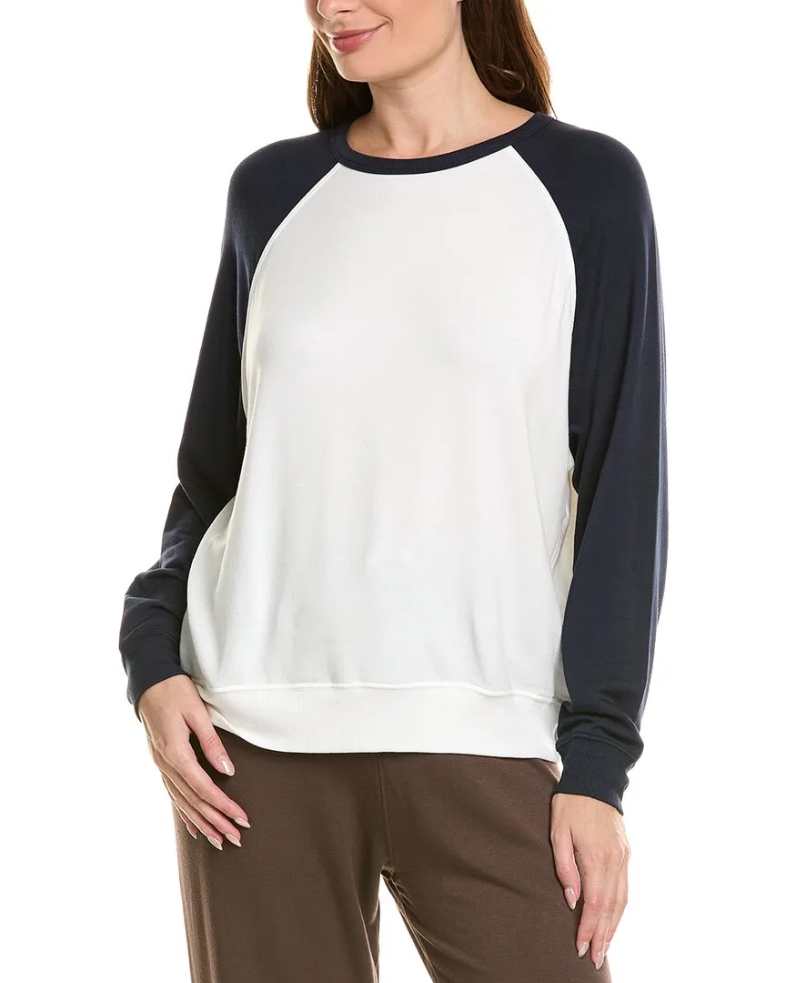 Andie Oversized Colorblock Fleece Sweatshirt