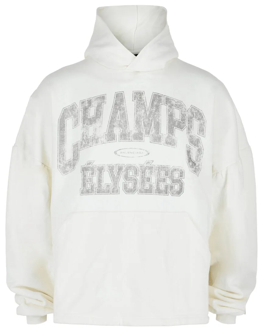 Champs-Lyses Logo Pullover Hoodie by Balenciaga