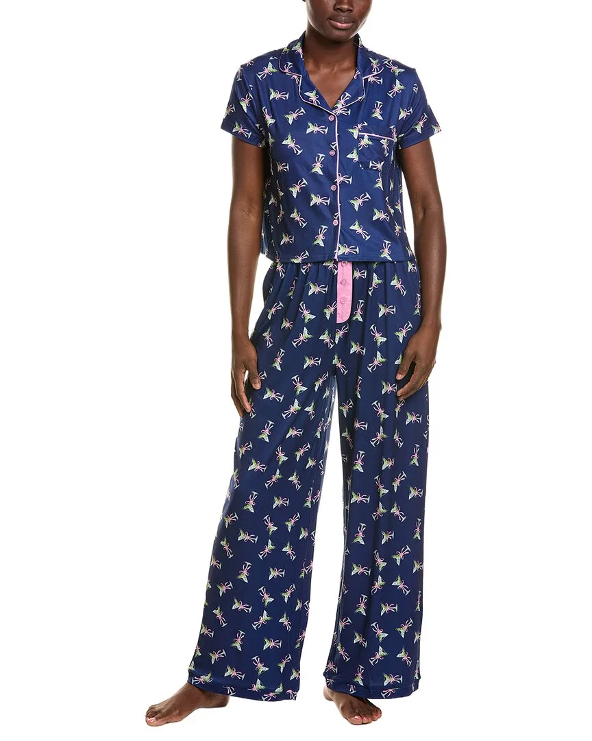 2Pc Pajama Pant Set by Haute Dreamz