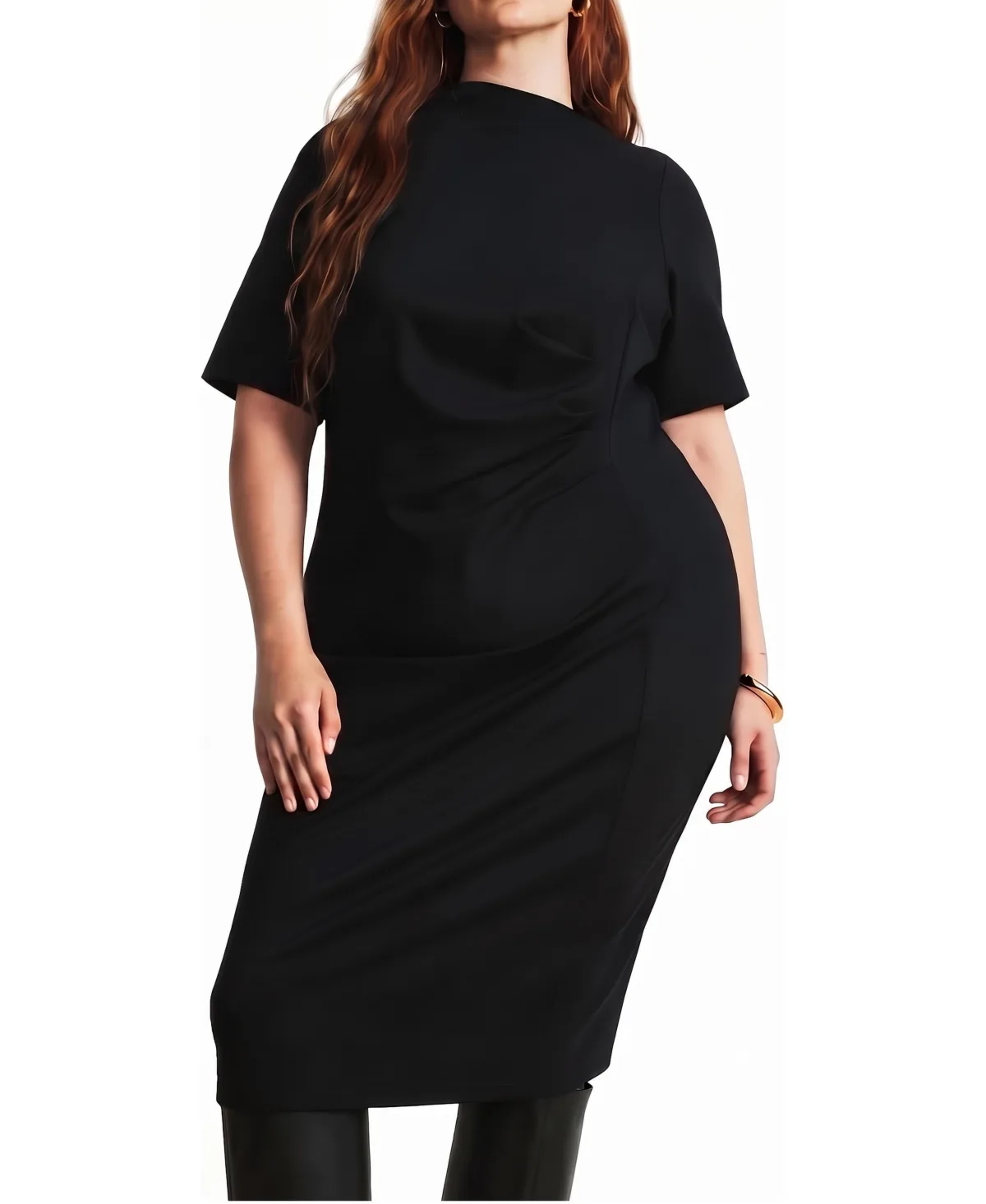 Penny Tailored Ponte Boatneck Dress by Universal Standard