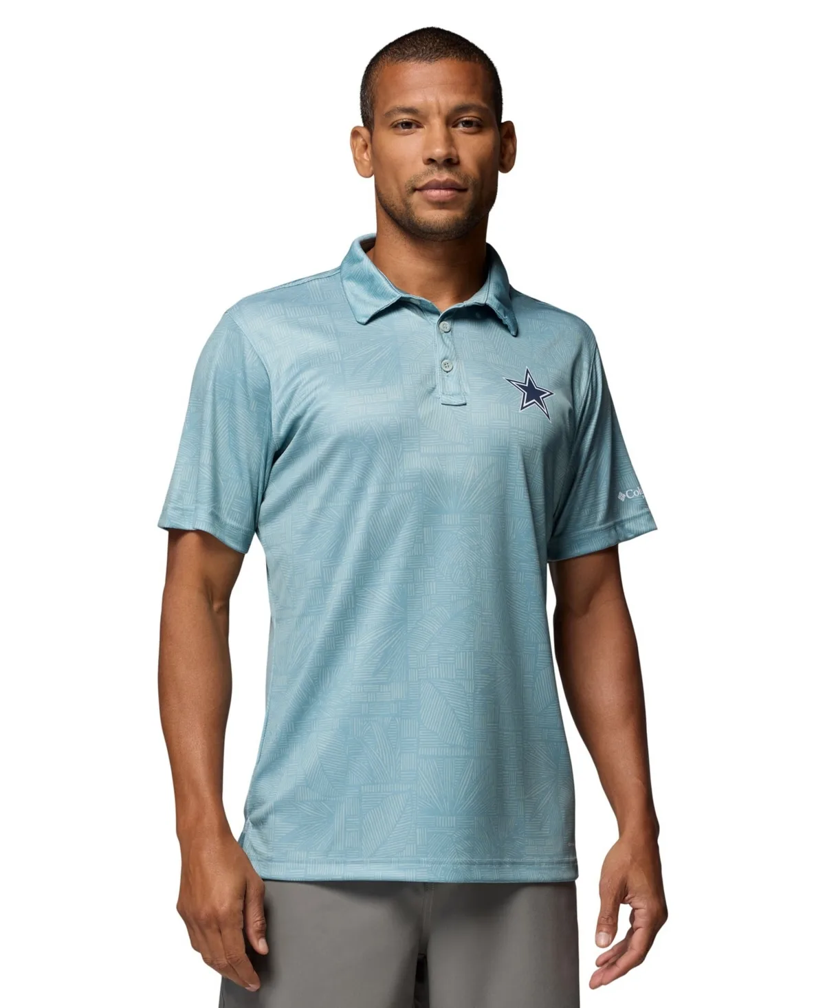 Dallas Cowboys Super Terminal Tackle Omni-Shade Polo Shirt by Columbia