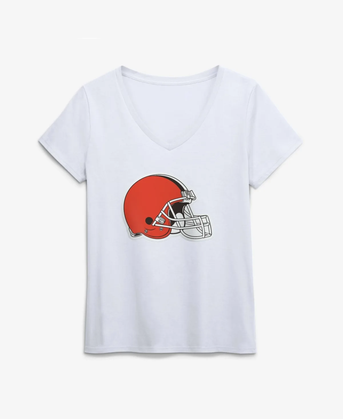 Cleveland Browns Primary Logo V-Neck T-Shirt by Logo Athletic