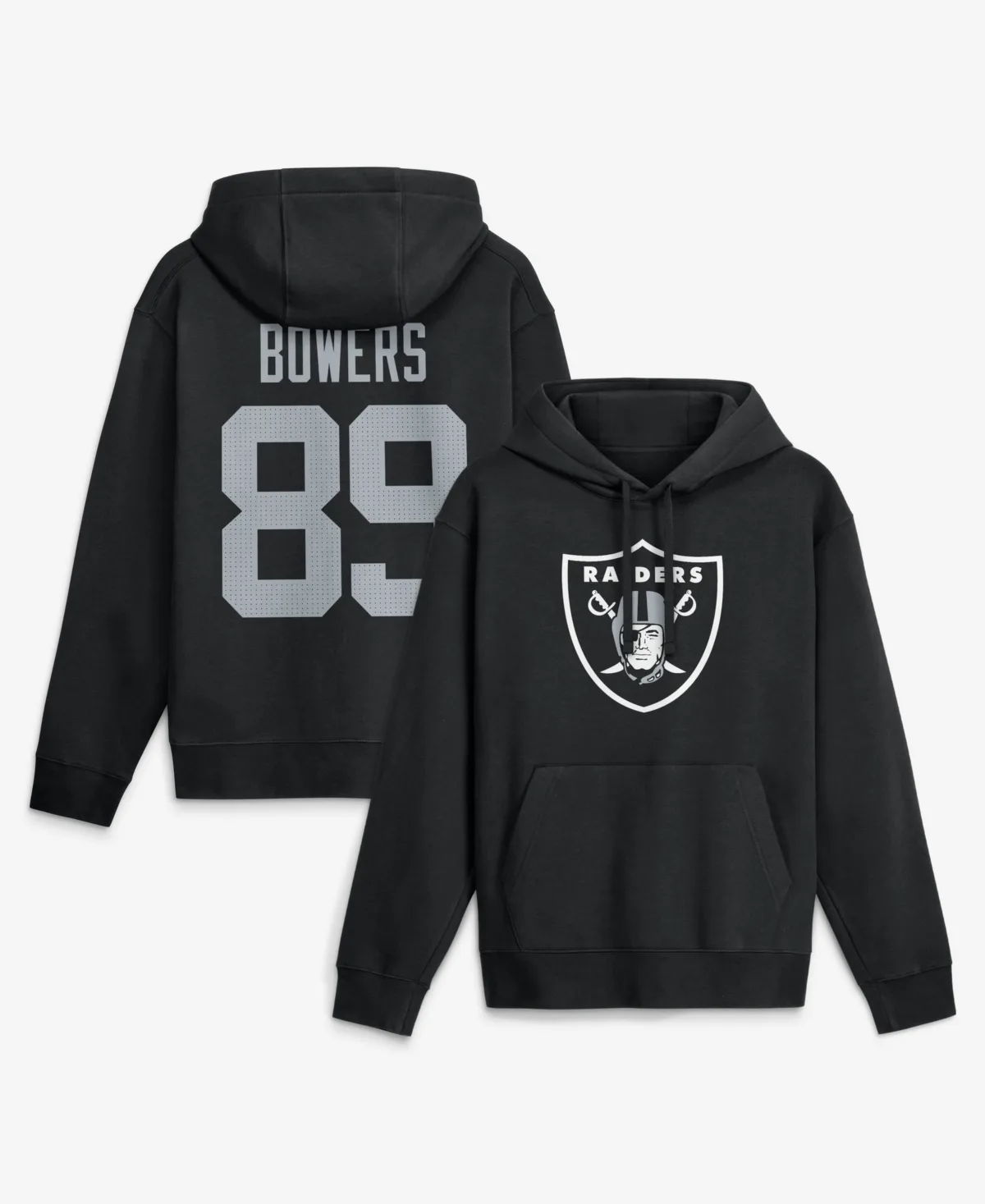 Brock Bowers Las Vegas Raiders Name & Number Hoodie by Nike