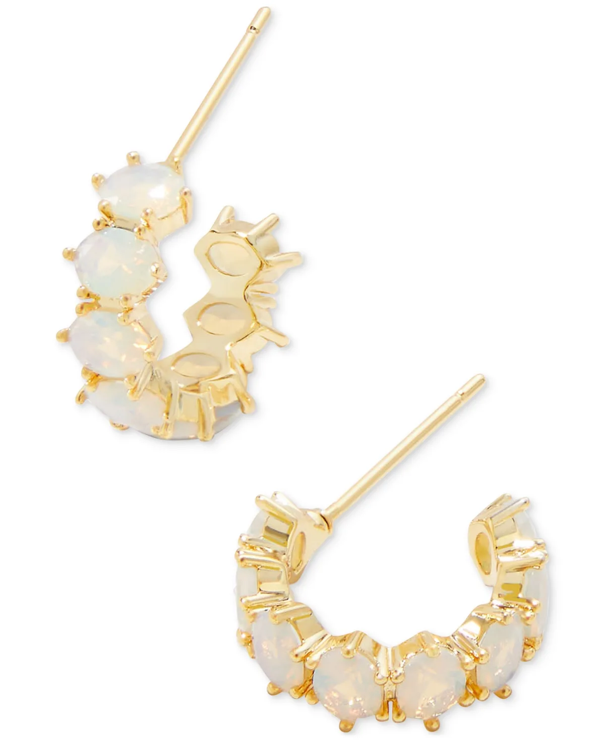 Small Cubic Zirconia Huggie Hoop Earrings, 0.53 by Kendra Scott