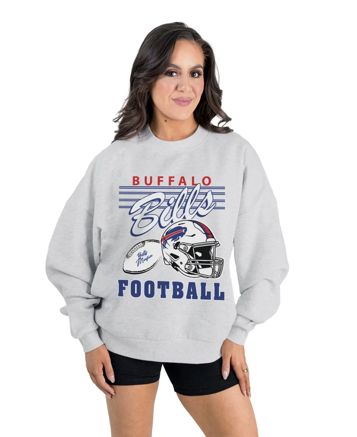 Buffalo Bills Home Turf Oversized Premium Fleece Pullover Sweatshirt