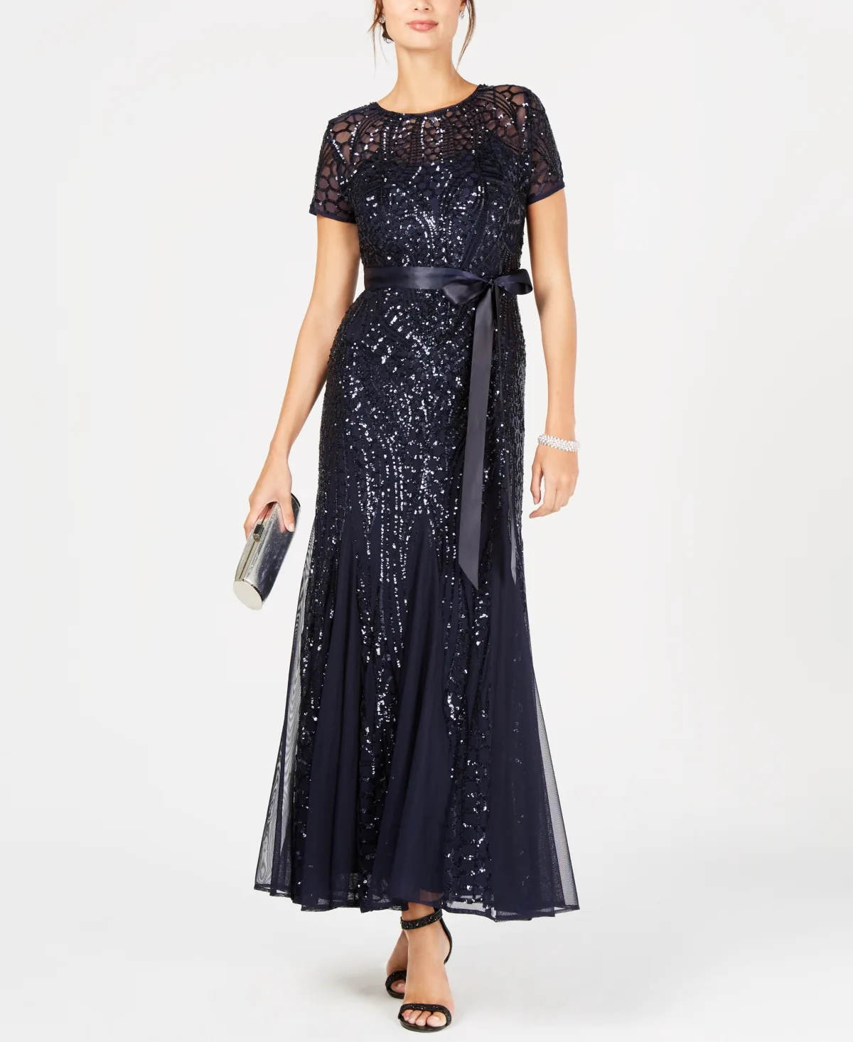 Sequined Gown by R&M Richards