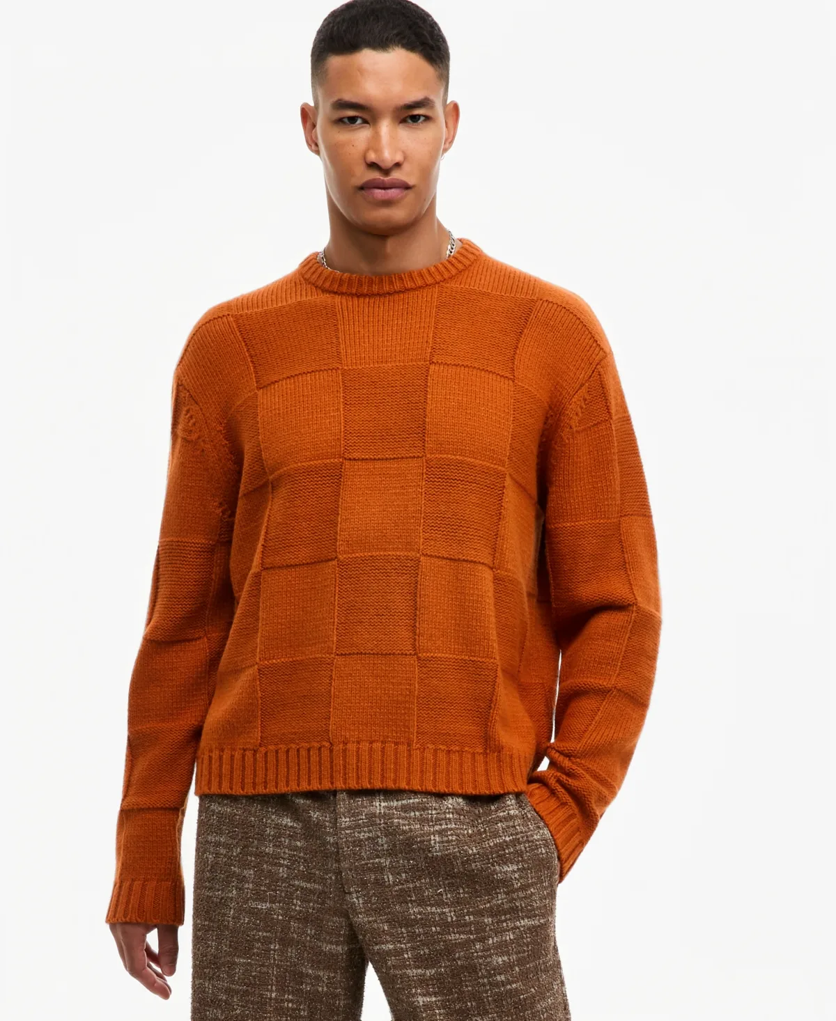 Long-Sleeve Relaxed-Fit Virgo Crewneck Sweater by Mode of One