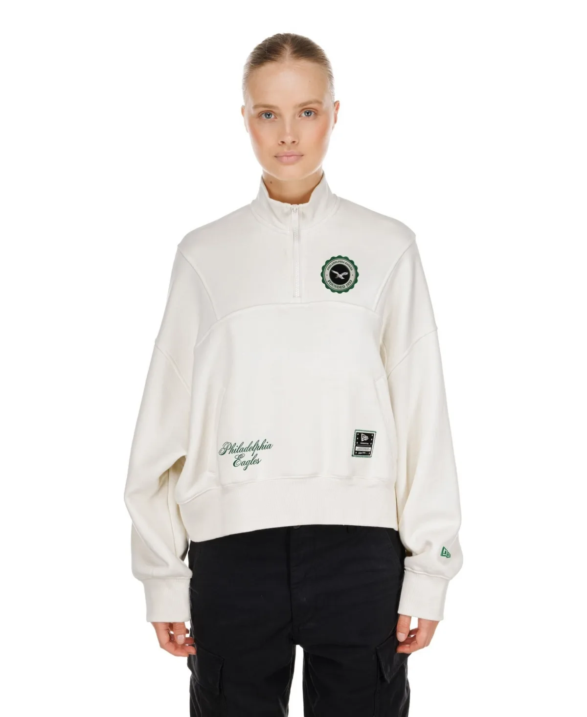 Philadelphia Eagles Academic Quarter-Zip Pullover by New Era