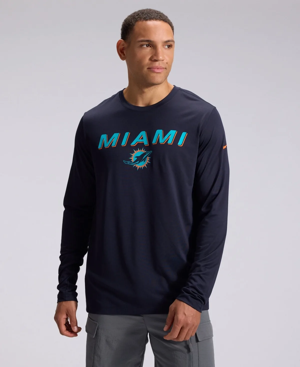 Miami Dolphins Rivalries Collection Sideline Legend Long-Sleeve T-Shirt by Nike