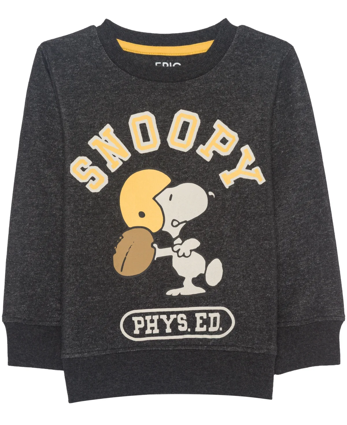 Snoopy Phys Ed Screen-Printed Sweatshirt by Epic Threads