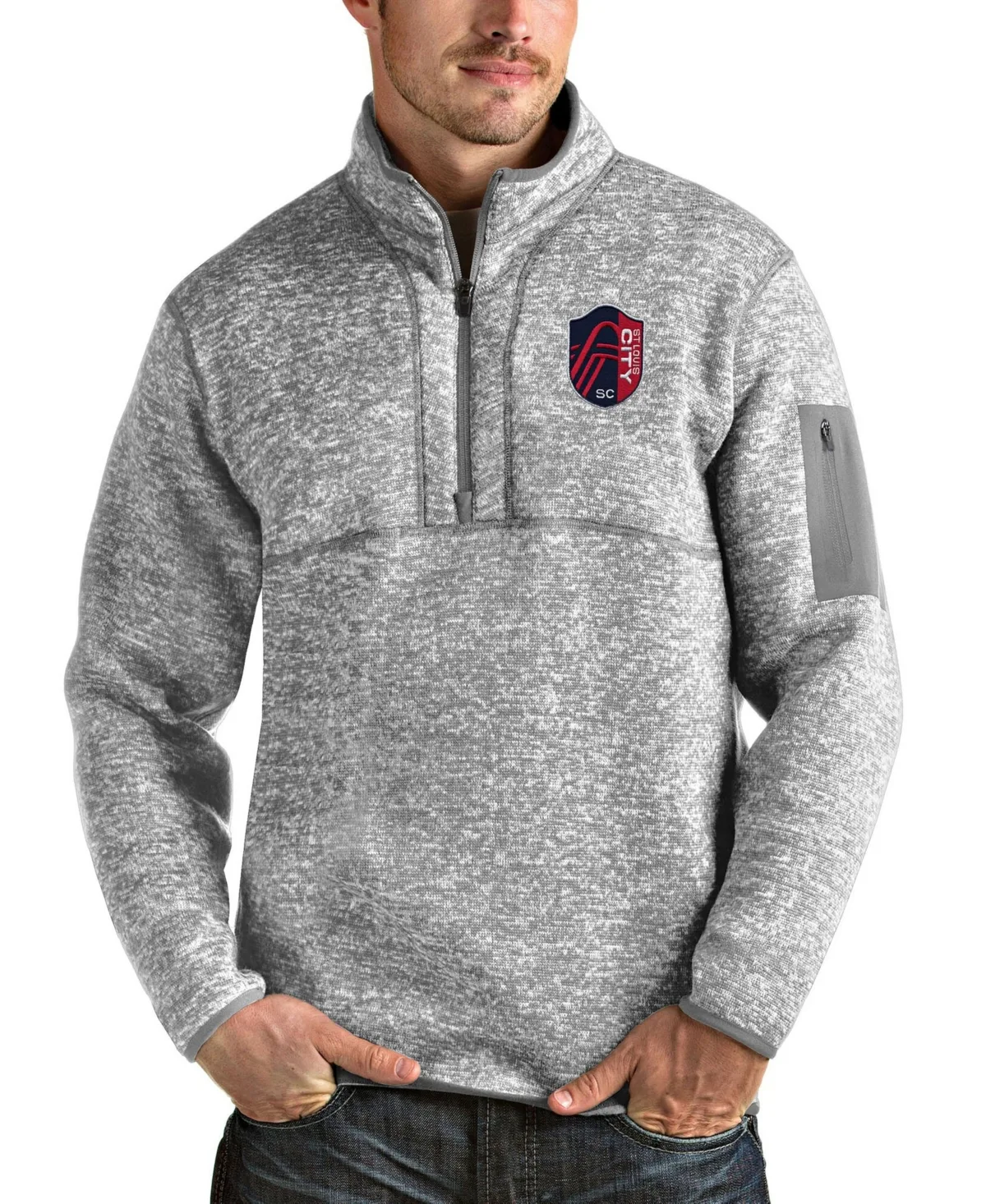 St. Louis City Sc Fortune Quarter-Zip Pullover Sweatshirt