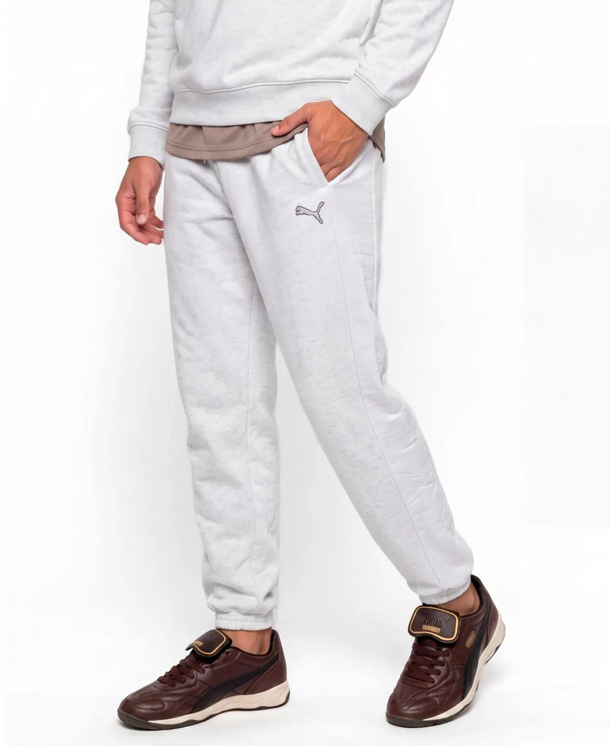 Elevated Shine Slim Fit Fleece Joggers by PUMA