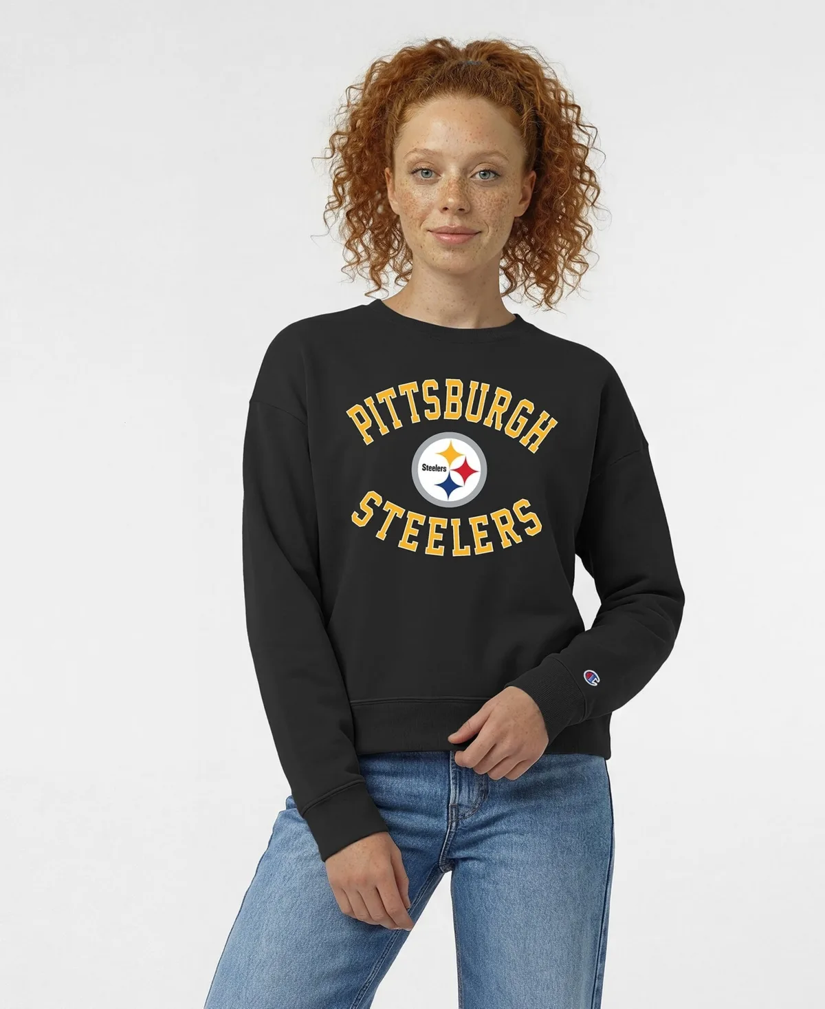 Pittsburgh Steelers Heart Soul Powerblend Sweatshirt